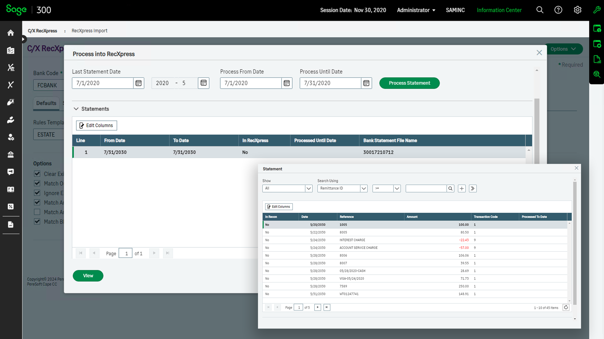 Sage Bank Feeds